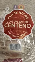 Pan de molde de centeno 52%