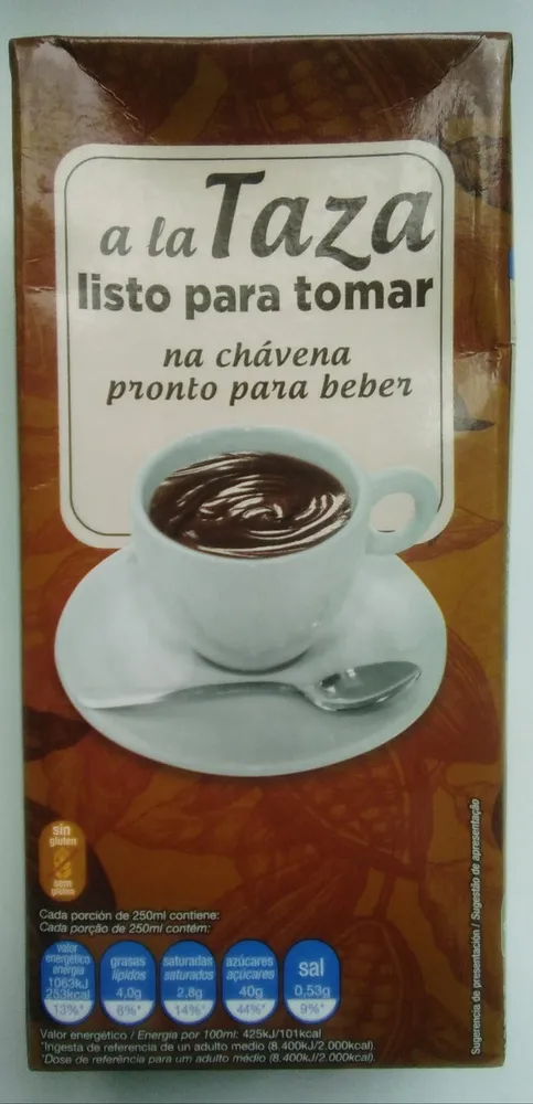 A la taza listo para tomar