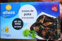 Trozos - Tiras de Pota en su tinta