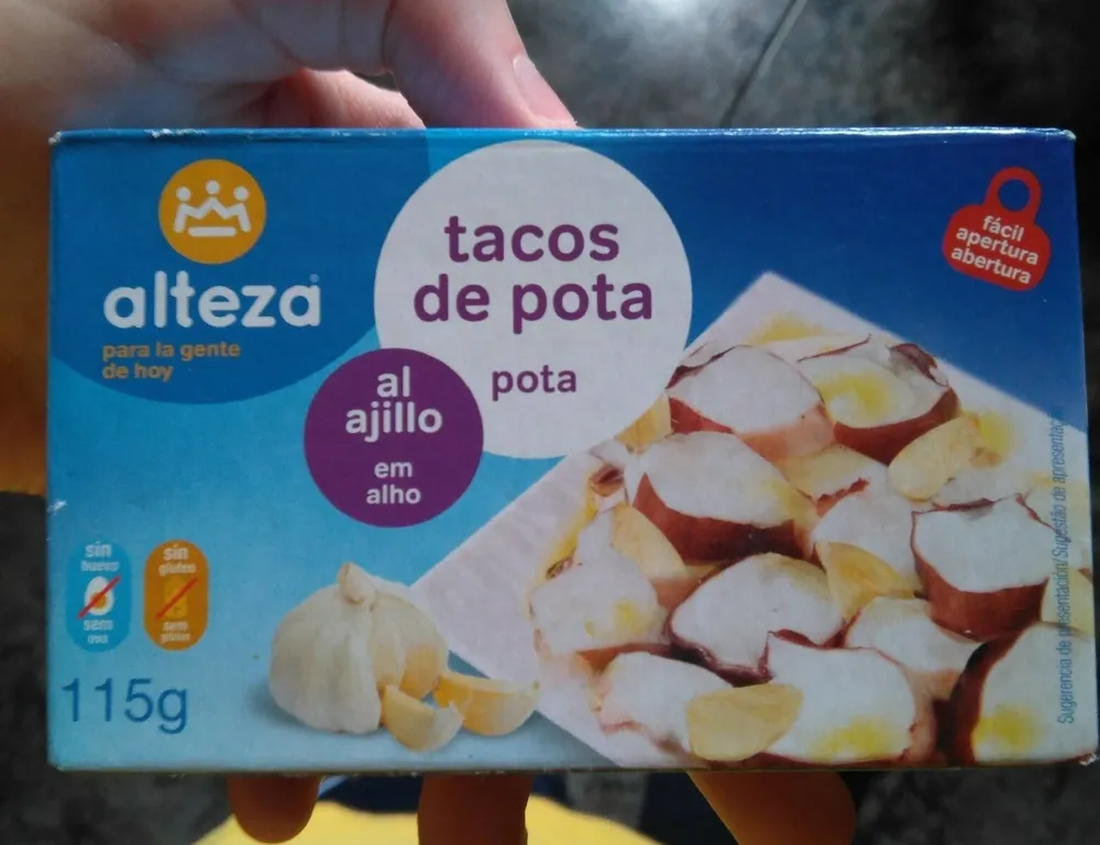 Tacos de pota