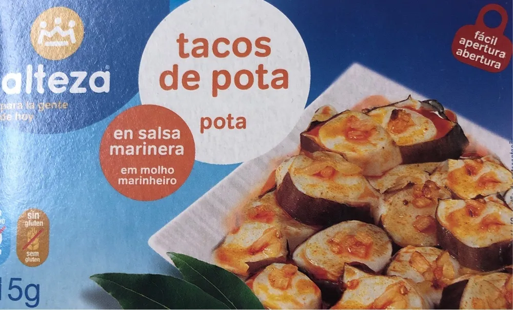 Tacos de pota
