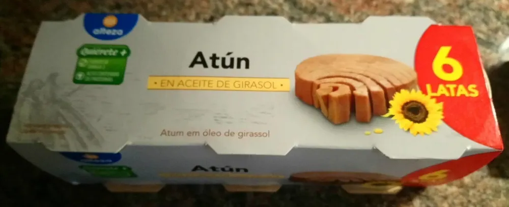 Atun el lata en aceite girasol