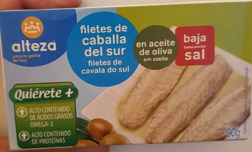 Filetes de caballa del sur