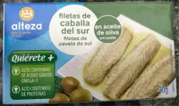Filetes de caballa del sur en aceite de oliva