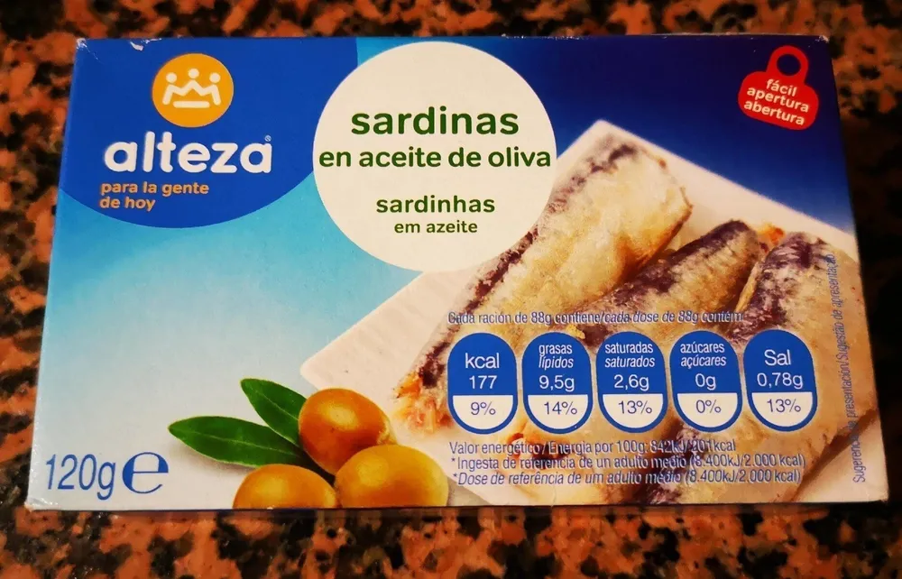 Sardinas en aceite oliva