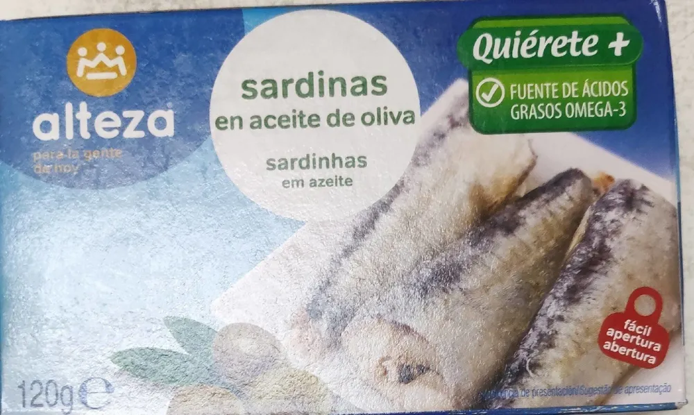 Sardinas en aceite de oliva