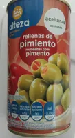 aceitunas rellenas de pimiento