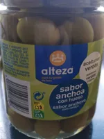 Aceitunas sabor anchoa con hueso