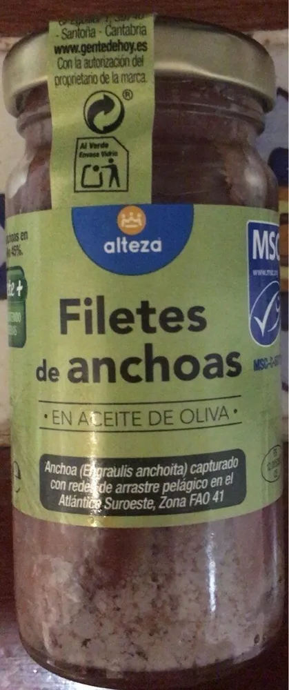 Filetes de anchoas