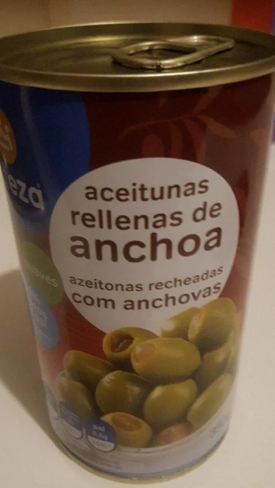 Aceitunas rellenas de anchoas
