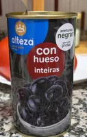 Aceitunas negras con hueso