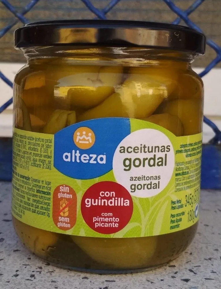 Aceitunas con guindilla