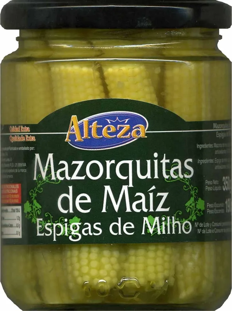 Mazorquitas de maíz encurtidas "Alteza"