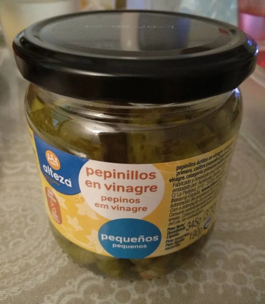 Pepinillos en vinagre