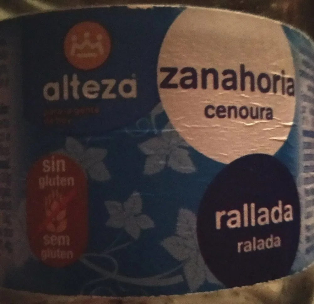 Zanahoria rallada