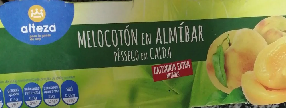 Melocotón en Almibar