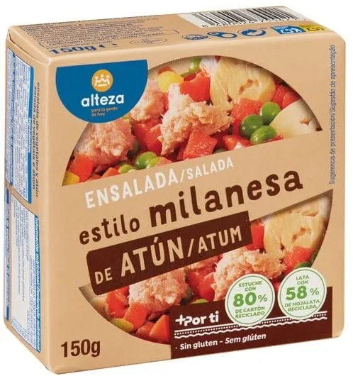 Ensalada milanesa de atún