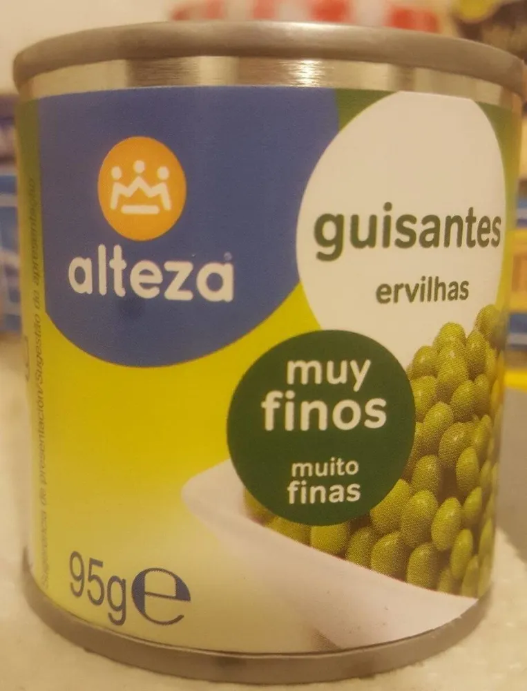 Guisantes muy finos
