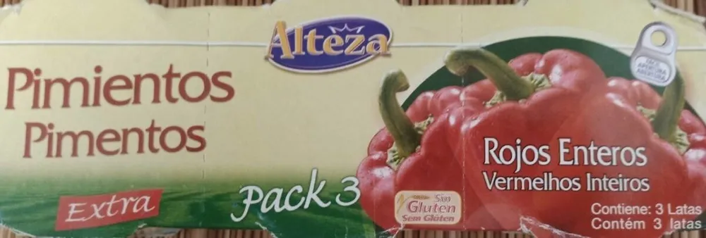 Pimientos rojos extra