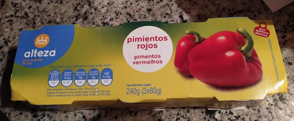 Pimientos rojos