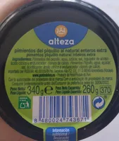 Pimientos del piquillo al natural enteros extra
