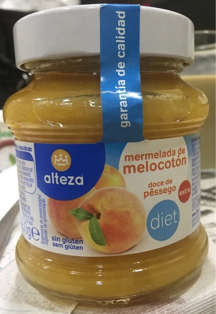 Mermelada de melocotón extra diet