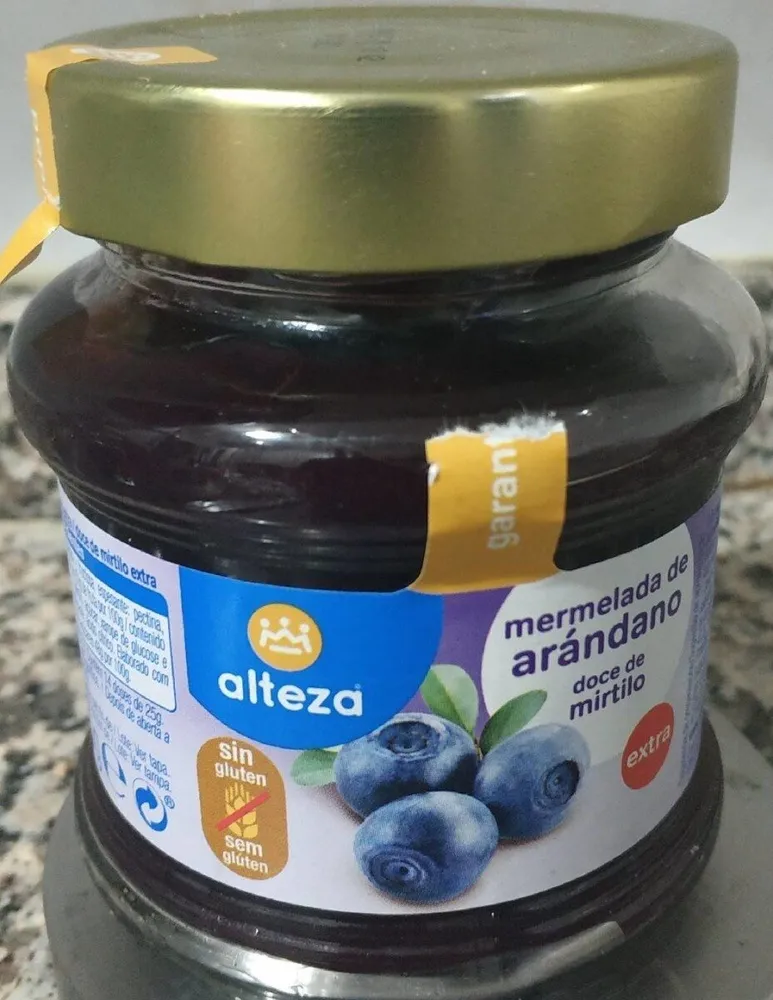 Mermelada de arándanos