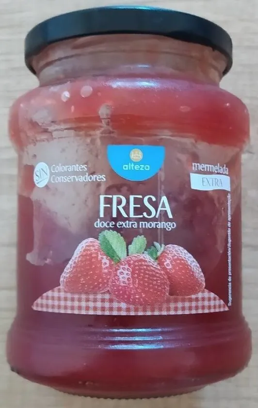 Mermelada de fresa extra