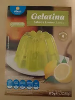 Gelatina sabor a limón