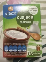 Cuajada. Preparado en polvo