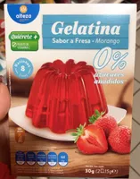 Gelatina sabor a fresa