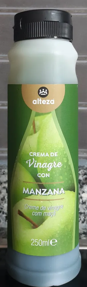 Crema de vinagre con manzana