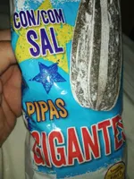 Pipas Gigantes con sal