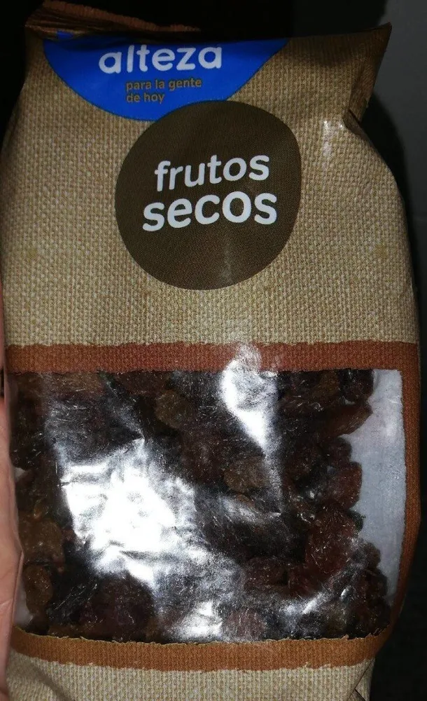 Uvas pasas sultanas sin semilla