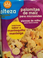 Palomitas de maíz sabor mantequilla