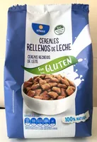 Cereales rellenos de leche