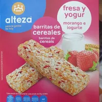 Barritas de cereales Alteza