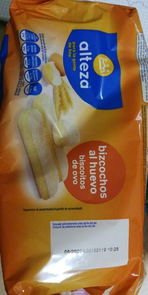 Bizcochos al huevo