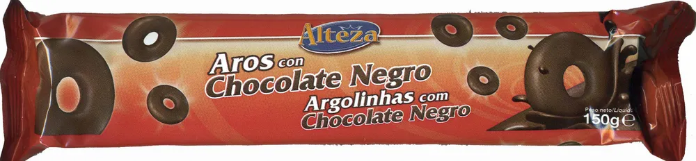 Aros de chocolate negro