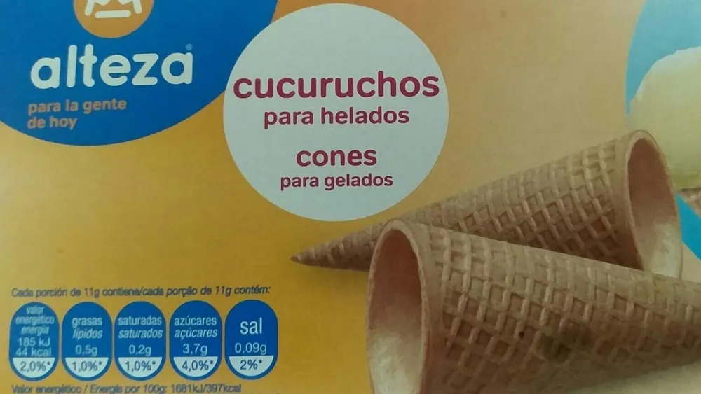 Cucuruchos para helados