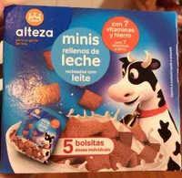 Minis rrellenos de leche