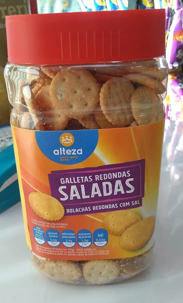 Galletitas redondas saladas