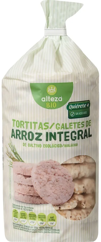 Tortitas arroz integral