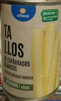 Tallos de esparragos blancos