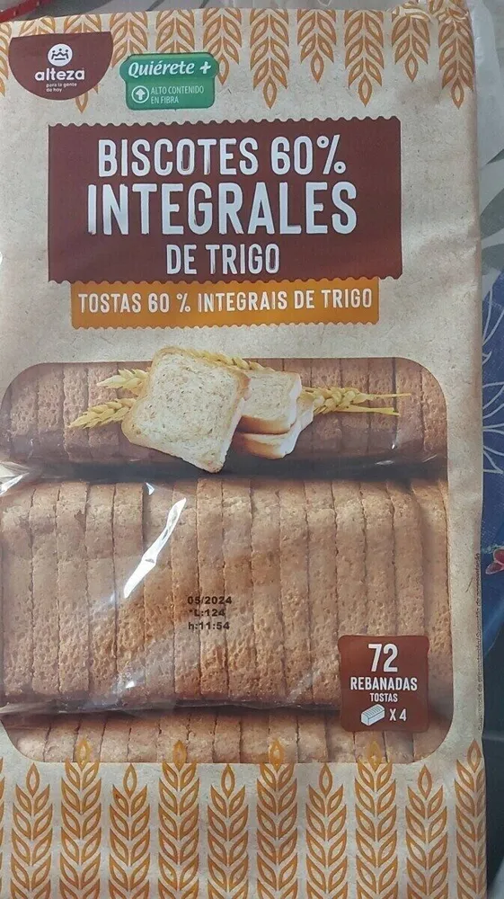 Bisontes integrales de trigo 60%