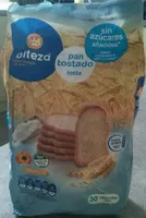Pan tostado sin azucares anadidos