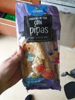 Barritas de pan con pipas