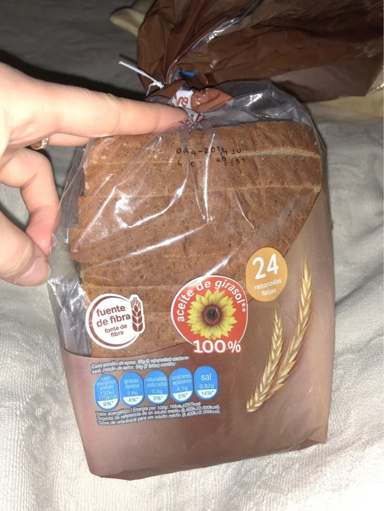 Pan de molde integral