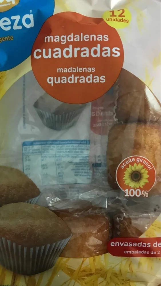 Magdalenas cuadradas