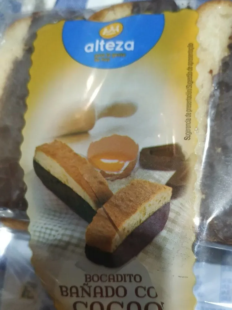 Bocadito bañado con cacao